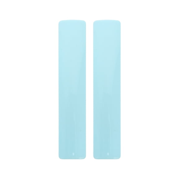 Raindrops 2Pcs Paper Weight for Men Sky-Blue Plastic for Calligraphy and Office Decor
