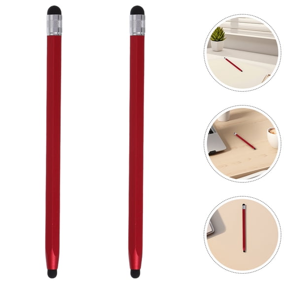 Raindrops 2-Pack Capacitive Stylus Pens for Tablets and Smartphones with High Precision Touchscreen Control