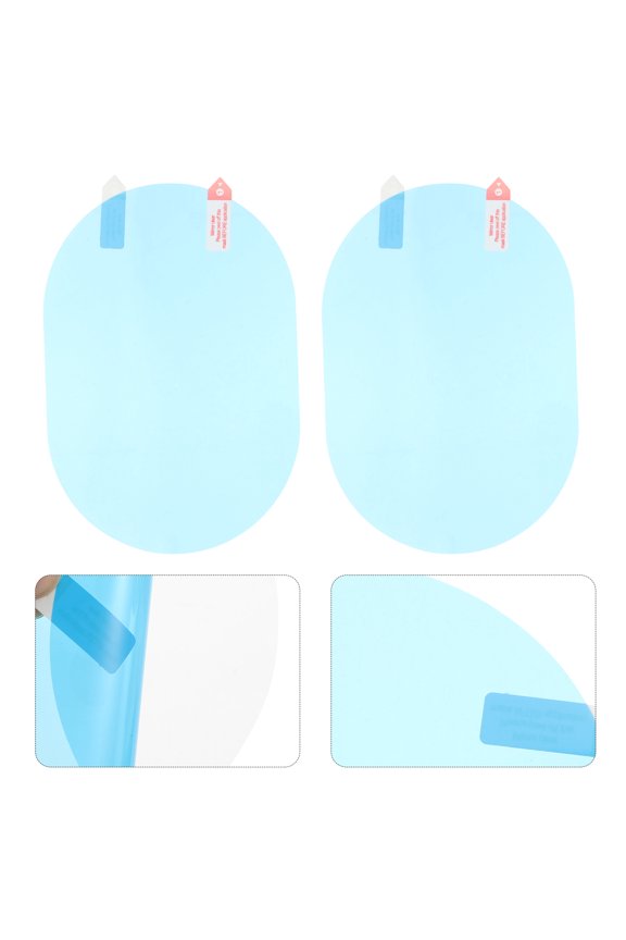 2-Pack Car Rearview Mirror Rainproof Film Anti-Fog Coating Sky Protective Layer