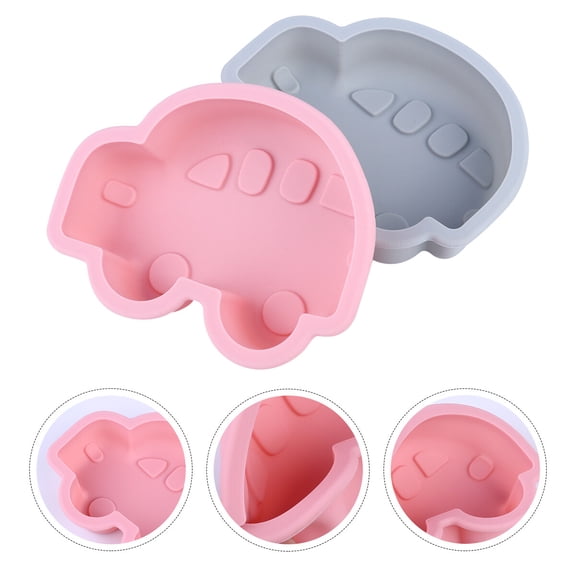 Raindrops 2Pcs Car Shape Cake Mold for Baking Gummy Chocolate Assorted Color Washable Easy Release