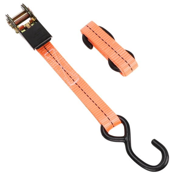 FOMIYES 2-Pack Heavy Duty Luggage Binder Straps with Teeth Buckle for Car, Motorcycle, and Cargo Securement