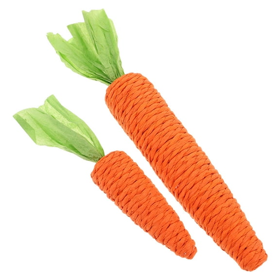 Raindrops 2Pcs Cat Engagement Toys in Orange for Kittens to Enjoy Indoor Play and Self Entertainment