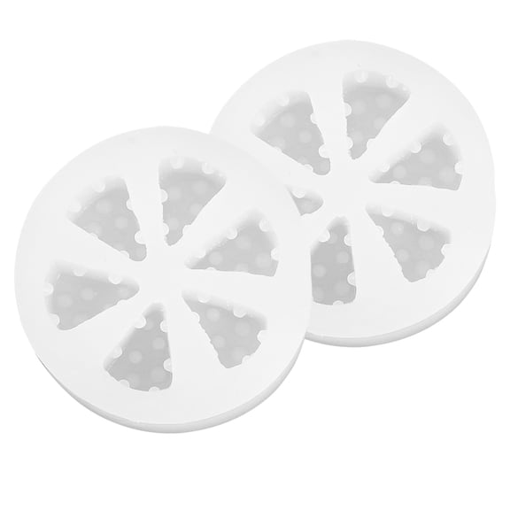 Raindrops 2Pcs Cheese Shaped Mold for Home Baking and DIY Projects Silicone Molds