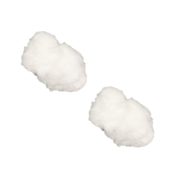 Raindrops 2Pcs Cloud Shaped Hanging Decoration White for Kids Room Decoration
