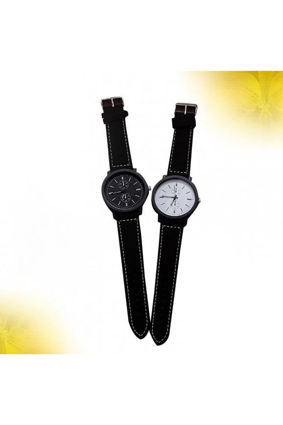 Premium Couple Watch Adjustable Band Precise Timekeeping 2Pcs