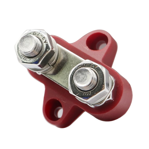 Raindrops 2-Pack Heavy-Duty Dual Terminal for Secure Cable Termination in Cars, Trucks, and Automotive Applications