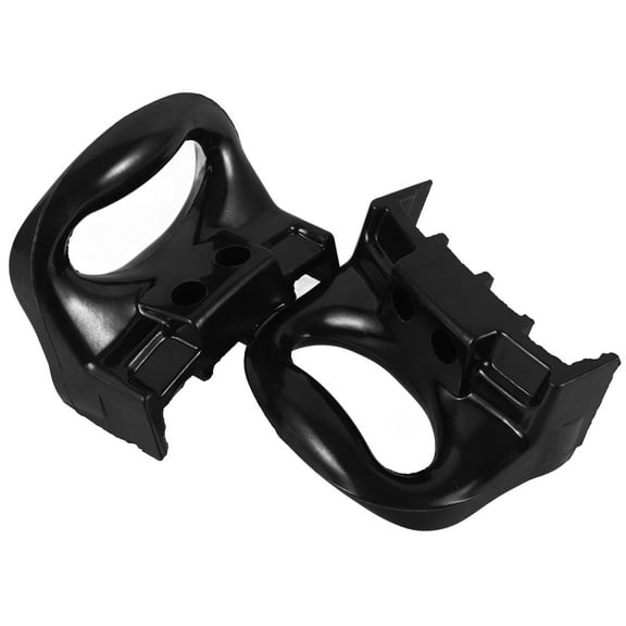 Raindrops Black Plastic Replacement Pot Handles for Easy Grip, Compatible with Various Pots and Pans, 2 Pieces Kitchen Gadget