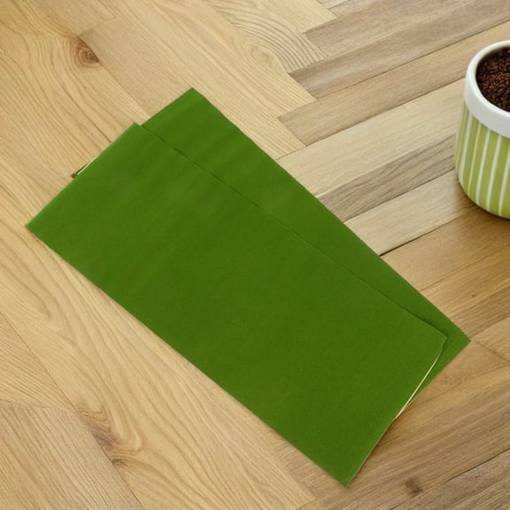 FOMIYES 2- Turf Paper Lawn Mats for Model Display, Miniature Flocking Grass Floor Decoration