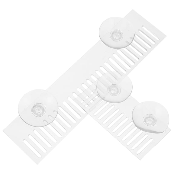 Raindrops Aquarium Overflow Comb - Transparent, High Compatibility, Noise Reduction, 2Pcs