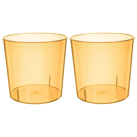 Raindrops 2Pcs Garbage Can for Room in Rectangular Shape with Simple Style 6.5*6.5*6.1in