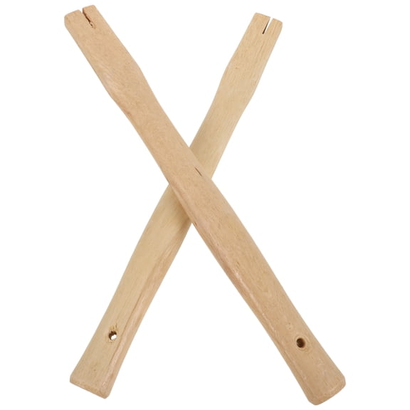 Raindrops Universal Handle for Garden Tools Wood Replacement for Men Simple Design 2pcs