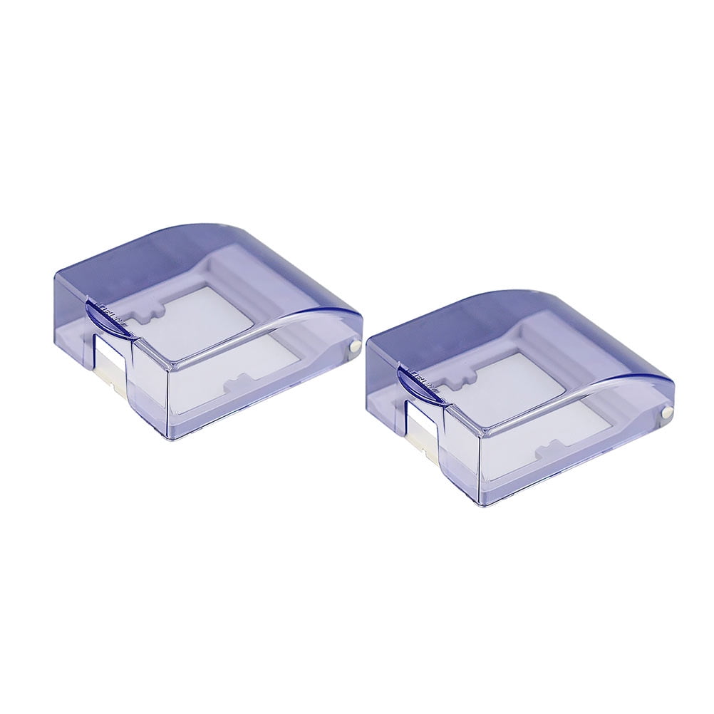 Raindrops 2Pcs Home Kitchen Bathroom Socket Protectors Waterproof Plastic Covers