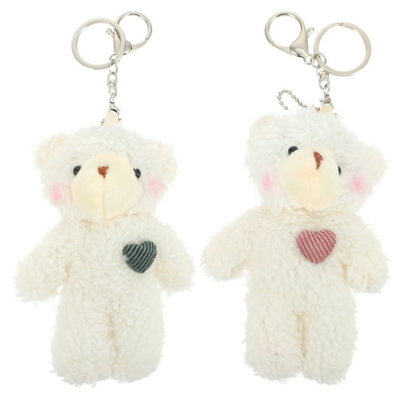 Raindrops 2Pcs Keychain Pendant for Diy Decoration and present Giving 11.8x3.7x2.4in