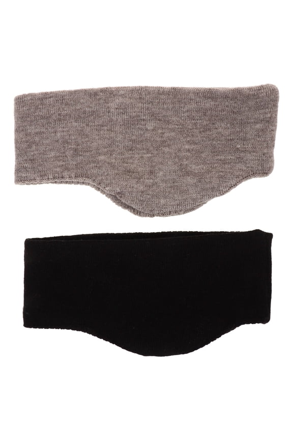 2Pcs Ear Warmers Headband Knitted Thermal Earmuffs for Outdoor Cycling Hiking Cold Weather