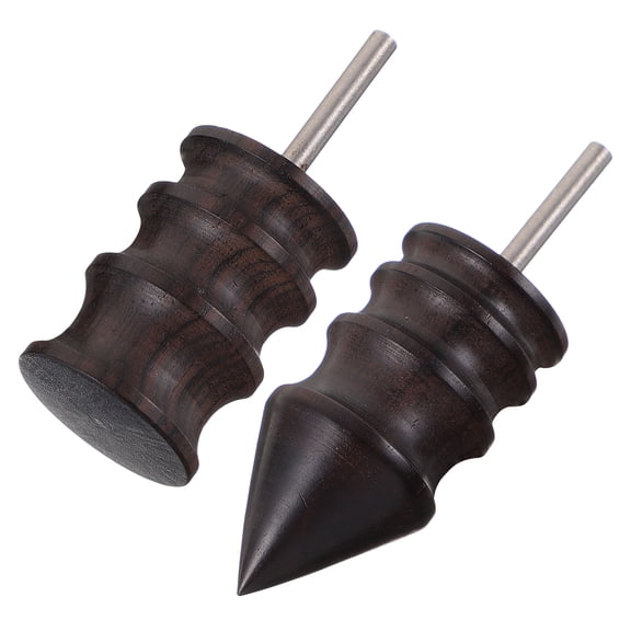 Raindrops 2Pcs Leather Burnishing Head Craft Tool for Smoothing Wooden Edge and Leather Surface