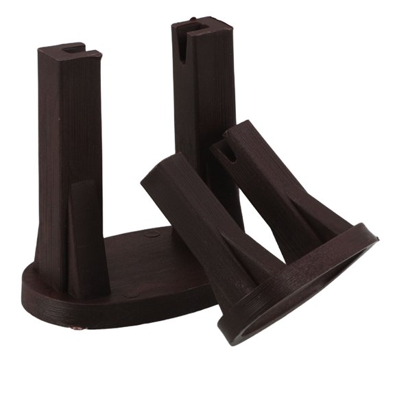 Raindrops 2Pcs Light Brown Landscaping Base Accessories for Waterwheel Model with Sturdy Plastic Material