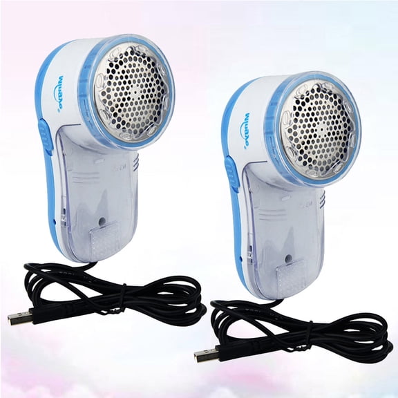 Raindrops Fluff Remover Blue Lint Shaver for Home Use Fast Efficient 2Pcs