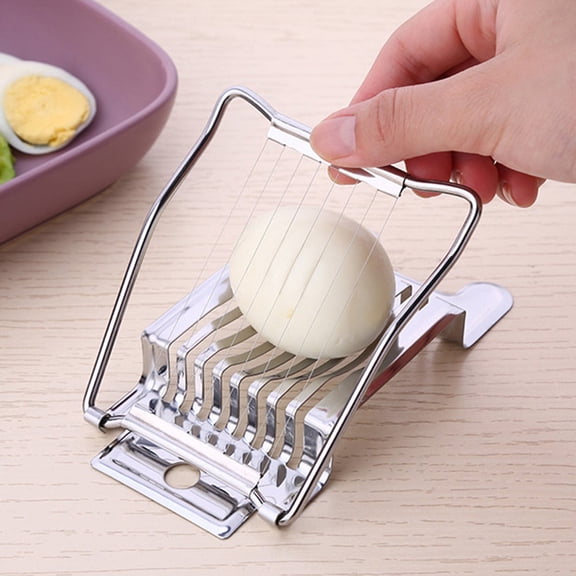 Raindrops 2Pcs Manual Egg Dicer Stainless Steel Gadgets for Slicing Fruits Professional Chefs