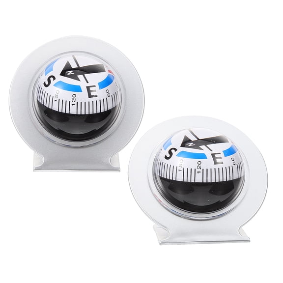 Raindrops 2-Pack Marine and Car Dashboard Compass for Accurate Navigation During Outdoor Adventures