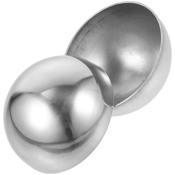 Raindrops 2Pcs Mirror Surface Half Ball Stainless Steel for Coffee Shops