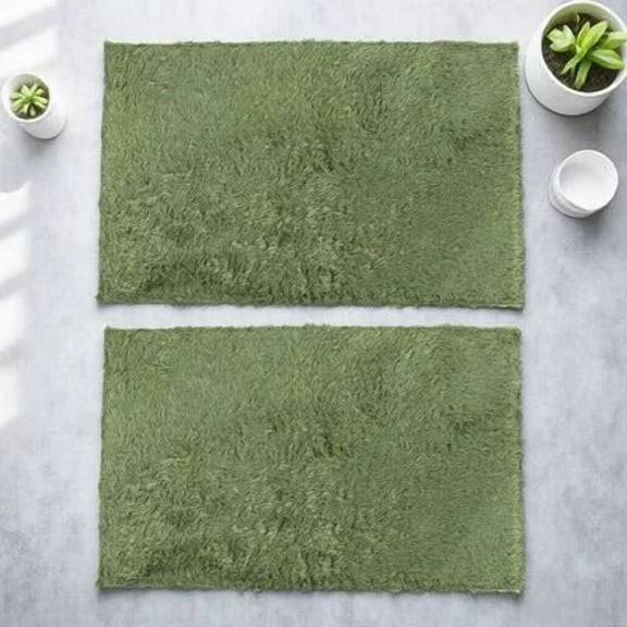 Raindrops Turtle Habitat Carpet Green Cotton Waterproof Heat Preservation Reptile Terrarium Liner 2Pcs
