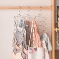 thumbnail image 1 of FOMIYES Assorted Color Multilayer Hanger Sturdy Iron-Chromed Wardrobe Organizer, 1 of 8