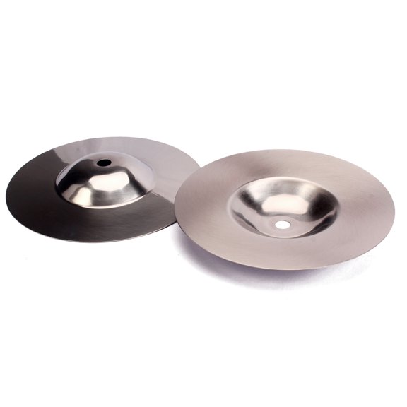 Raindrops 2-Piece Metal Percussion Set with Clear, Resonant Sound for Music Practice, Performance & Rhythm Training