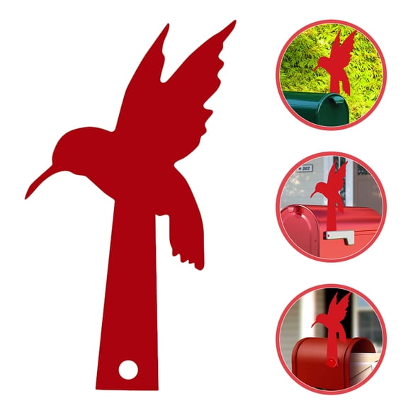 Raindrops 2Pcs Pigeon Mailbox Flag Replacement Mailbox Flag Adornment Ornament