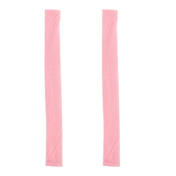 Raindrops Pink Fabric Refrigerator Handle 2Pcs 15.4x4.7x0.2in Prevent Oils and Water Drips