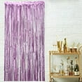 thumbnail image 1 of Raindrops 2Pcs Pink Plastic Stage Backdrop for Wedding Festival 11.8x39.4in, 1 of 8