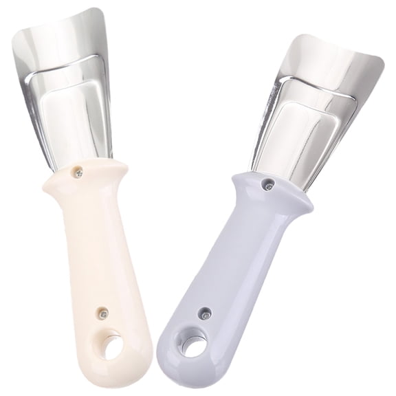Raindrops 2Pcs Plastic Fridge Excavator Tool for Ice Removal and Cleaning Hard-to-Reach Places 6.60X1.77X0.79in
