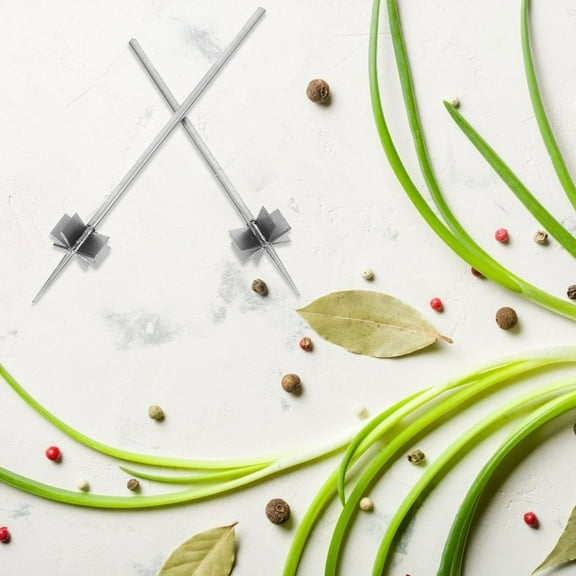 Raindrops Kitchen Chopper Slicing Assistant Tool Plum Blossom Onion Cutter 2 Pcs