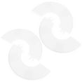 thumbnail image 1 of Raindrops White Round ABS Pool Ladder Pieces Replacement Parts, 1 of 8
