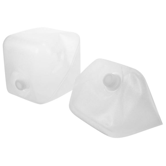 Raindrops 2Pcs Sand Weights Bags for Pool Ladder Weighting Plastic White for Public Pools