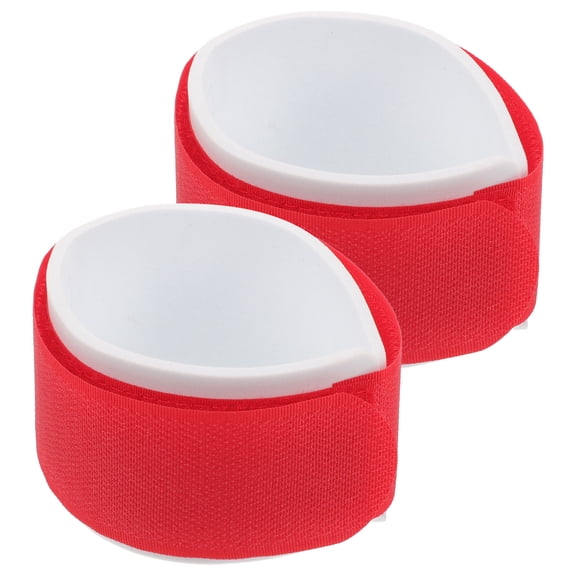 Raindrops 2Pcs Portable Snowboard Bindings Nylon Red for Efficient Carrying