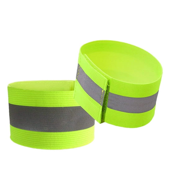 Raindrops 2Pcs Practical Reflective Wristbands for Traffic Workers and Night Safety Use
