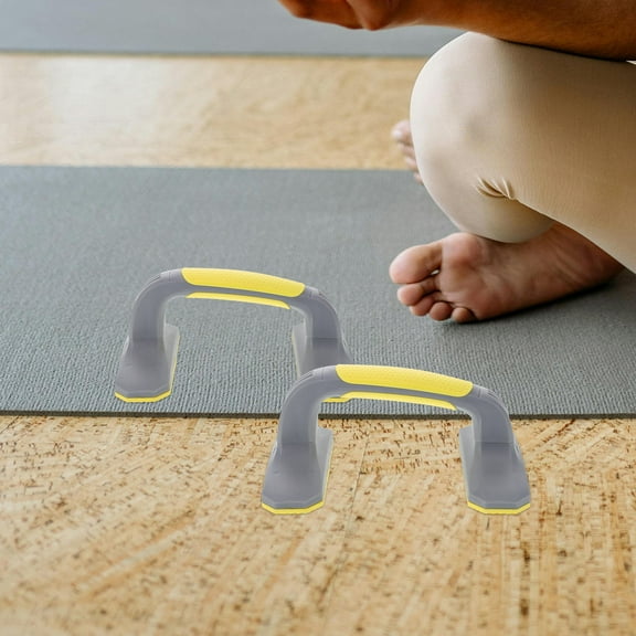 Raindrops 2Pcs Push Up Bar Stands Press Up Bar With Grip Handles Strength Training Equipment For Floor Workout Exercise Equipment