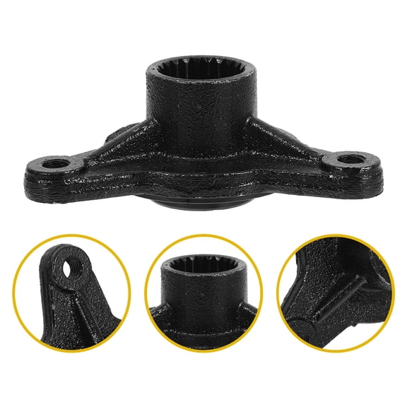 Raindrops Atv Rear Axle Hub, 23T Spline, Black, Compatible with Go-Karts 2Pcs