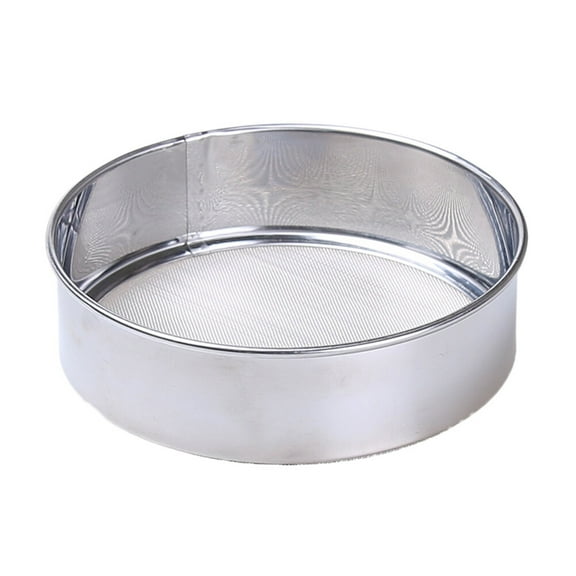 Raindrops 2Pcs Stainless Steel Cake Baking Flour Sifters with Fine Mesh Screen
