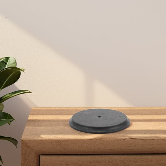 Raindrops Black Table Lamp Base Weight 2 Pack Sleek Design Prevents Tipping Lighting