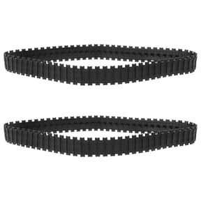 Raindrops 2-Pack Rubber Tracks for RC Track Tanks with Grip, Perfect for Hobbyists and Model Enthusiasts