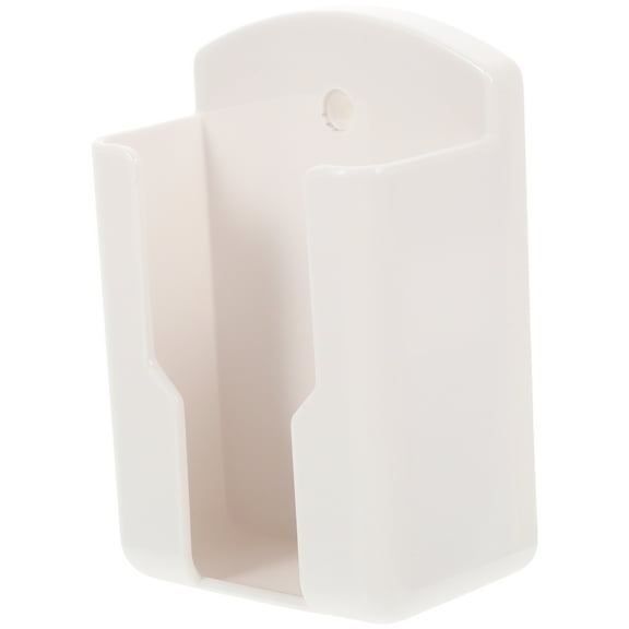 Raindrops 2-Pack White Plastic Wall Mount Remote Control Holder Organizer for TV, AC, and Electronic Device Storage