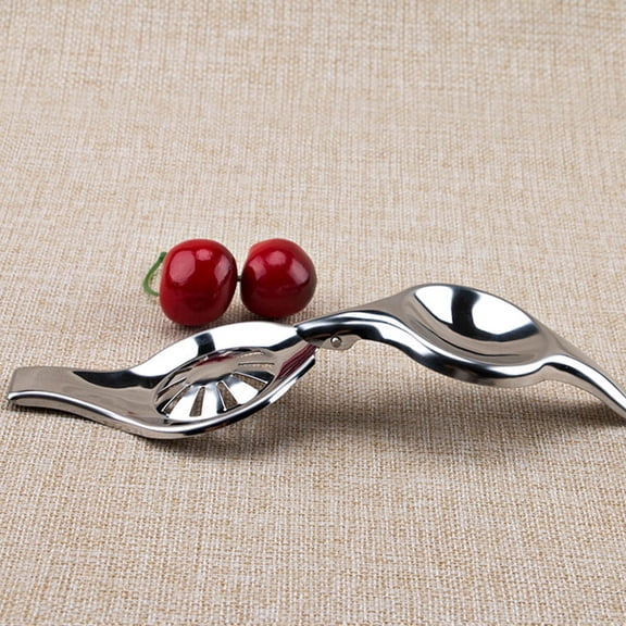 Raindrops 2Pcs Household Manual Juicer Stainless Steel Fruit Press Tool for Kitchen