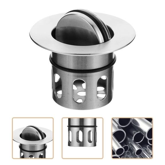 Raindrops 2Pcs Sink Draining Basket Durable Rustproof for Kitchen Sink 6X6X4CM