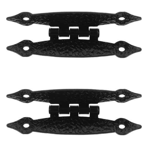 Raindrops 2Pcs Small Hinges for Cabinet Doors 11.8X1.6X0.2in
