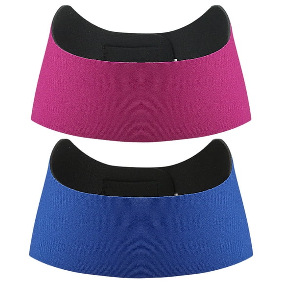 Raindrops Comfortable Neoprene Headbands for Swimmers and Bathing - 2Pcs