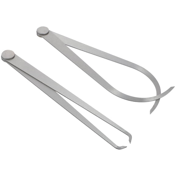 Raindrops Woodworking Caliper Set, 2 Pieces Stainless Steel Firm Joint Measuring Tool, 7.86 x 0.59 x 0.20 inches