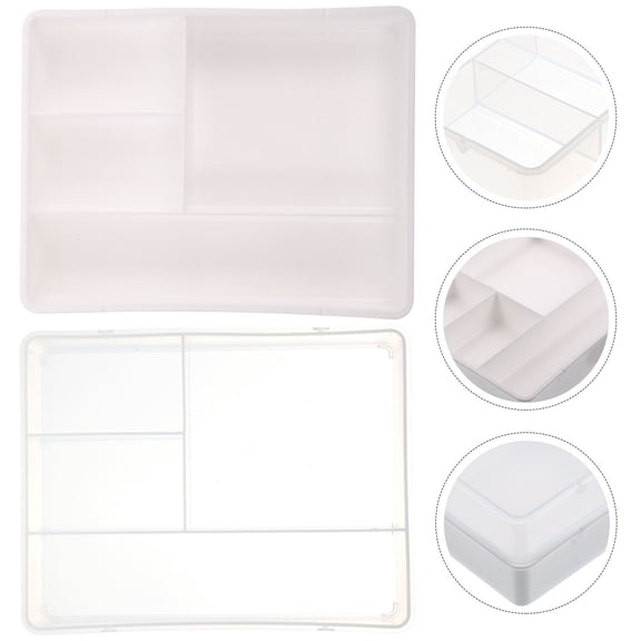 FOMIYES 2-Pack Stackable Drawer Organizers, ABS Plastic, Assorted Colors for Home Storage and Organization Solutions