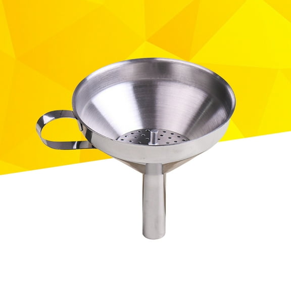 Raindrops Flask Funnel with Narrow Stem for Easy Pouring and Convenient Storage, and Leak-Resistant Design