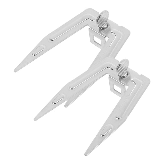 Raindrops Set of 2 Stainless Steel Grill Forks for Meat Barbecue and Grilling Party, Finish